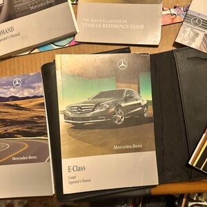 Complete Mercedes-Benz E Class Owner Manual, Maintenance Booklet, & More w/ Case